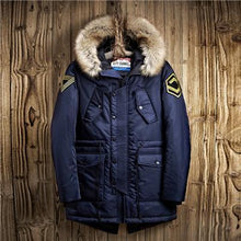 Load image into Gallery viewer, AIOPESON Winter Jacket Men Casual Parkas Solid Color Big Pocket High Quality Winter Male Jacket Fur Hoodie Thick Winter Coat
