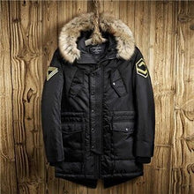 Load image into Gallery viewer, AIOPESON Winter Jacket Men Casual Parkas Solid Color Big Pocket High Quality Winter Male Jacket Fur Hoodie Thick Winter Coat
