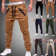 Load image into Gallery viewer, Autumn Cargo Pants Men New 2019 Casual Skinny Joggers Sweatpants Elastic Long Trousers Pantalon homme Military Army Cargo Pants
