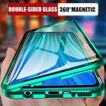 Load image into Gallery viewer, 360 Metal Magnetic Phone Case For Xiaomi Redmi 8 8A Note 8 7 K20 Pro Full Cover Glass Cover For Xiaomi 9 9e 9T CC9e Fliq Cases
