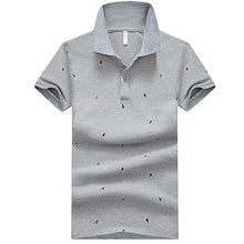 Load image into Gallery viewer, 2019 Men Summer Deer Print Polo Shirt Short Sleeve Slim Fit Polos Fashion Streetwear Tops Men Shirts Sports Casual Golf Shirts
