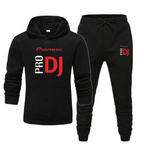 2019 Pioneer Pro DJ Sweatshirt Club Wear Cdj Nexus Audio dj Hoodie Men Women Casual Fleece Mens Hoodies+Pants Hip Hop Hoody Suit