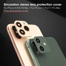 Load image into Gallery viewer, 9D Full Lens Screen Protector For iPhone XS XR X Xs Max Camera Cover Case Change to For iPhone 11 Pro Max Tempered Glass Film
