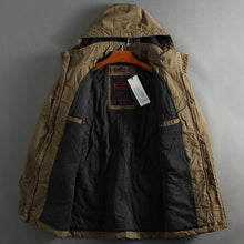 Load image into Gallery viewer, Autumn and Winter Military Style Hooded Parka Coats Thick Warm Man Jackets and Coat European and American Men Clothes 2020 A831
