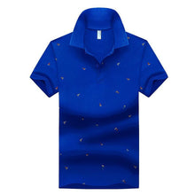 Load image into Gallery viewer, 2019 Men Summer Deer Print Polo Shirt Short Sleeve Slim Fit Polos Fashion Streetwear Tops Men Shirts Sports Casual Golf Shirts
