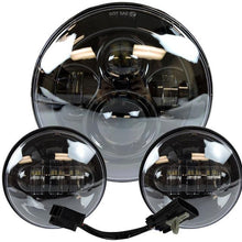 Load image into Gallery viewer, Headlight For Universal Motorcycle Parts 7" LED Motor Headlight 4.5" 4 1/2 inch Passing Light For Harley Touring Softail Classic
