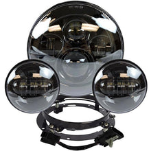 Load image into Gallery viewer, Headlight For Universal Motorcycle Parts 7" LED Motor Headlight 4.5" 4 1/2 inch Passing Light For Harley Touring Softail Classic
