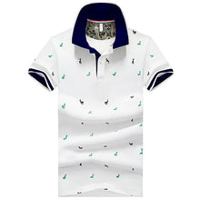 Load image into Gallery viewer, 2019 Men Summer Deer Print Polo Shirt Short Sleeve Slim Fit Polos Fashion Streetwear Tops Men Shirts Sports Casual Golf Shirts
