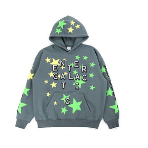 2020 New Kanye Cactus Plant Flea Market Kid Cudi Enter Galactic Hoodie Hooded Blue Stars Print CPFM.XYZ Sweatshirts Pullover