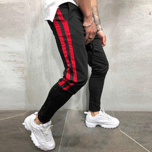 Load image into Gallery viewer, 2019 Fashion Men Loose Jogging Sports Pants Sweatpants Casual Pockets Male Trousers Side Stripes Hip Hop Pants Tracksuit Bottoms
