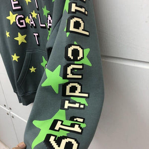 2020 New Kanye Cactus Plant Flea Market Kid Cudi Enter Galactic Hoodie Hooded Blue Stars Print CPFM.XYZ Sweatshirts Pullover