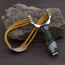 Load image into Gallery viewer, High-Jump Powerful Slingshot Shot Carp Fishing Bait Thrower Aluminium Alloy Fishing Tool Catpult Slingshot Fishing Bait Thrower
