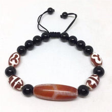 Load image into Gallery viewer, High quality Tibet Dzi Beads Bracelet Natural Stone 9 eyes and 3 Eyes Beads New Design Fengshui Beads Bracelet Free Shipping
