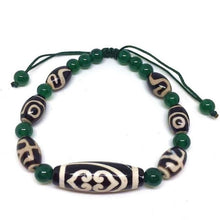 Load image into Gallery viewer, High quality Tibet Dzi Beads Bracelet Natural Stone 9 eyes and 3 Eyes Beads New Design Fengshui Beads Bracelet Free Shipping
