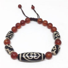 Load image into Gallery viewer, High quality Tibet Dzi Beads Bracelet Natural Stone 9 eyes and 3 Eyes Beads New Design Fengshui Beads Bracelet Free Shipping
