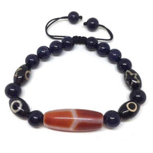 Load image into Gallery viewer, High quality Tibet Dzi Beads Bracelet Natural Stone 9 eyes and 3 Eyes Beads New Design Fengshui Beads Bracelet Free Shipping
