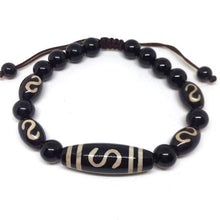 Load image into Gallery viewer, High quality Tibet Dzi Beads Bracelet Natural Stone 9 eyes and 3 Eyes Beads New Design Fengshui Beads Bracelet Free Shipping
