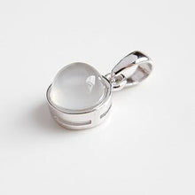 Load image into Gallery viewer, Hot Sale 100% 925 Sterling Silver Customizable Natural Malachite Labradorite Crystal Agate Opal Tigereye Gem Pendants Jewelry
