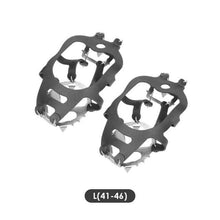 Load image into Gallery viewer, Hot Sale Crampons Shoe Covers Wear-resistant 18 Teeth Ice Snow Shoe Spiked Grips Cleat Crampons Climbing Anti Slip Shoe Cover
