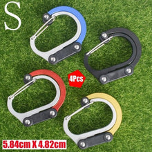 Load image into Gallery viewer, Hybrid Gear Clip - Carabiner Rotating Hook Clip Non-Locking Strong Clips for Camping Fishing Hiking Travel Backpack Out
