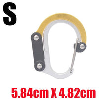 Load image into Gallery viewer, Hybrid Gear Clip - Carabiner Rotating Hook Clip Non-Locking Strong Clips for Camping Fishing Hiking Travel Backpack Out
