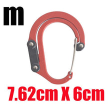 Load image into Gallery viewer, Hybrid Gear Clip - Carabiner Rotating Hook Clip Non-Locking Strong Clips for Camping Fishing Hiking Travel Backpack Out
