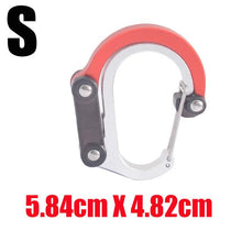 Load image into Gallery viewer, Hybrid Gear Clip - Carabiner Rotating Hook Clip Non-Locking Strong Clips for Camping Fishing Hiking Travel Backpack Out
