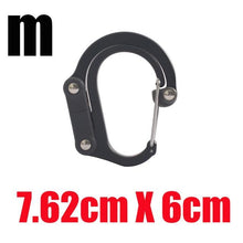 Load image into Gallery viewer, Hybrid Gear Clip - Carabiner Rotating Hook Clip Non-Locking Strong Clips for Camping Fishing Hiking Travel Backpack Out
