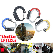 Load image into Gallery viewer, Hybrid Gear Clip - Carabiner Rotating Hook Clip Non-Locking Strong Clips for Camping Fishing Hiking Travel Backpack Out
