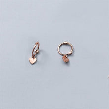 Load image into Gallery viewer, INZATT Authentic 925 Sterling Silver Heart Exquisite Hoop Earrings 2018 Fine Jewelry For Women Birthday party  Accessories Gift
