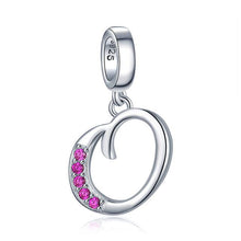 Load image into Gallery viewer, JewelryPalace Initial 925 Sterling Silver Beads Charms For Bracelet Silver 925 original Beads Jewelry Making Pendant Necklace
