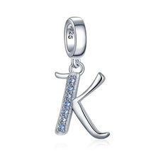 Load image into Gallery viewer, JewelryPalace Initial 925 Sterling Silver Beads Charms For Bracelet Silver 925 original Beads Jewelry Making Pendant Necklace
