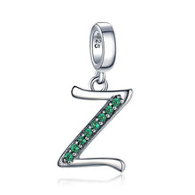 Load image into Gallery viewer, JewelryPalace Initial 925 Sterling Silver Beads Charms For Bracelet Silver 925 original Beads Jewelry Making Pendant Necklace
