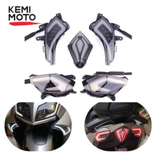 Load image into Gallery viewer, KEMiMOTO Light For YAMAHA Tmax 530 TMAX530 2012 2013 2014 2015 2016 Front Turn Signal Light Rear Tail Brake Lamp LED Taillight

