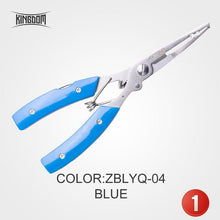 Load image into Gallery viewer, Kingdom Fishing Pliers Tools Equipment 3 Types Multi-functional Design Stainless Steel Ergonomic Handle Durable Pliers
