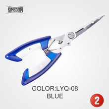 Load image into Gallery viewer, Kingdom Fishing Pliers Tools Equipment 3 Types Multi-functional Design Stainless Steel Ergonomic Handle Durable Pliers
