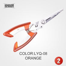 Load image into Gallery viewer, Kingdom Fishing Pliers Tools Equipment 3 Types Multi-functional Design Stainless Steel Ergonomic Handle Durable Pliers
