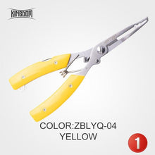 Load image into Gallery viewer, Kingdom Fishing Pliers Tools Equipment 3 Types Multi-functional Design Stainless Steel Ergonomic Handle Durable Pliers
