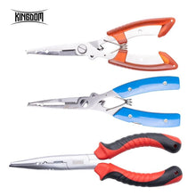 Load image into Gallery viewer, Kingdom Fishing Pliers Tools Equipment 3 Types Multi-functional Design Stainless Steel Ergonomic Handle Durable Pliers
