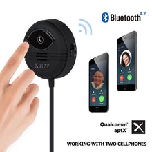 Load image into Gallery viewer, Kript 2nd Generation Bluetooth Car Kit Car Handsfree can connect two mobile phones support APTX
