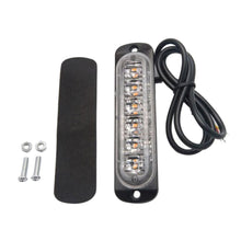 Load image into Gallery viewer, LED strobe lights Ultra-thin Car Emergency Warning Light Red/Yellow /Blue for Pickup Wagon Motorcycle Boat
