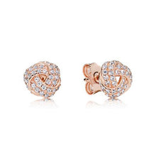 Load image into Gallery viewer, LIDU 100%925 Silver High Quality Cubic Zirconia Pandoras Classic Earring Gift To Friends Free Mail Manufacturer Wholesale
