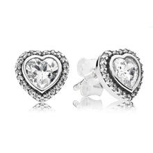 Load image into Gallery viewer, LIDU 100%925 Silver High Quality Cubic Zirconia Pandoras Classic Earring Gift To Friends Free Mail Manufacturer Wholesale
