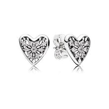 Load image into Gallery viewer, LIDU 100%925 Silver High Quality Cubic Zirconia Pandoras Classic Earring Gift To Friends Free Mail Manufacturer Wholesale
