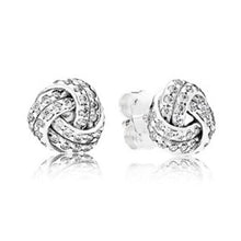 Load image into Gallery viewer, LIDU 100%925 Silver High Quality Cubic Zirconia Pandoras Classic Earring Gift To Friends Free Mail Manufacturer Wholesale
