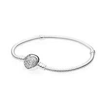 Load image into Gallery viewer, LIDU 100%925 Sterling Silver High Quality Pandoras Heart Heart Classic Bracelet For Free Gift Delivery To Friends
