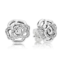 Load image into Gallery viewer, LIDU Is 100%925 Pure Silver And High Quality 2019 New Pandoras Magnolia Studs Free Gift Delivery Factory Wholesale
