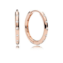 Load image into Gallery viewer, LIDU Is 100%925 Pure Silver And High Quality 2019 New Pandoras Magnolia Studs Free Gift Delivery Factory Wholesale
