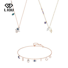 Load image into Gallery viewer, LIDUHigh Quality Fashion Exquisite Eye And Palm Design Pendant Necklace Gift To Friends Free Mail Manufacturers Wholesale
