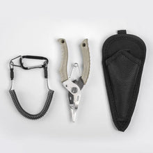 Load image into Gallery viewer, LINNHUE Stainless Steel Multifunctional Fishing Pliers Hook Remover Line Cutter Fishing Tackle Grip Split Ring Pliers pesca
